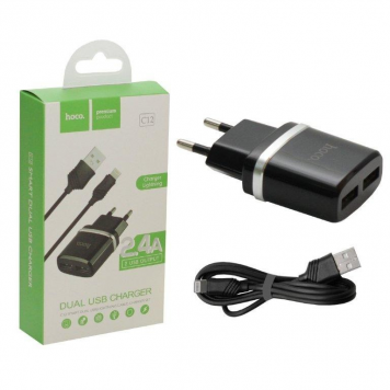 Hoco Dual Charger micro USB 2.4A  id18587-0